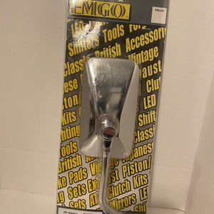 Emgo 20-42444 Chrome Finish Left/Right Replacement Mirror For Metric Cruiser